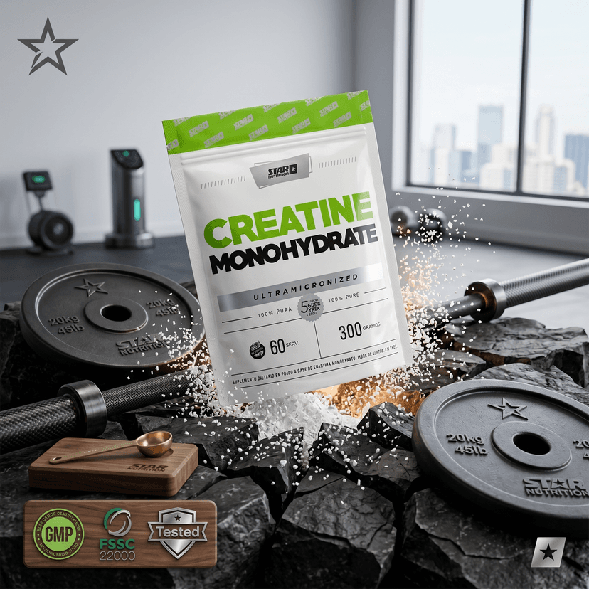 Creatine Monohydrate 300g – Ultra Micronizada Star Nutrition