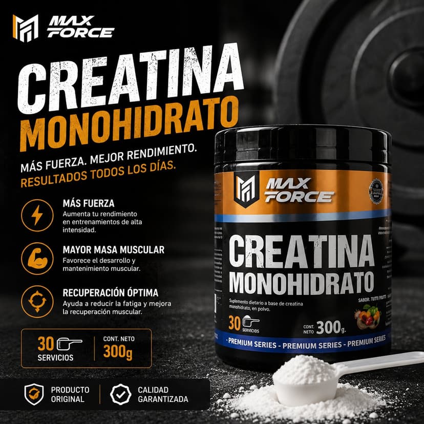 Creatina Monohidrato Max Force 300 g