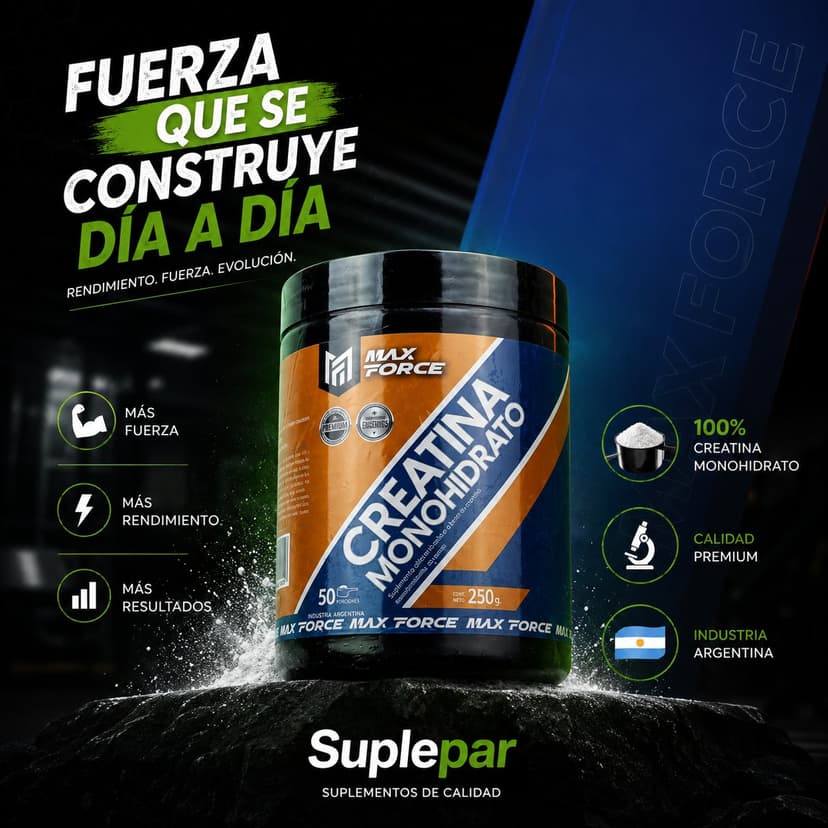 Creatina Monohidrato Max Force