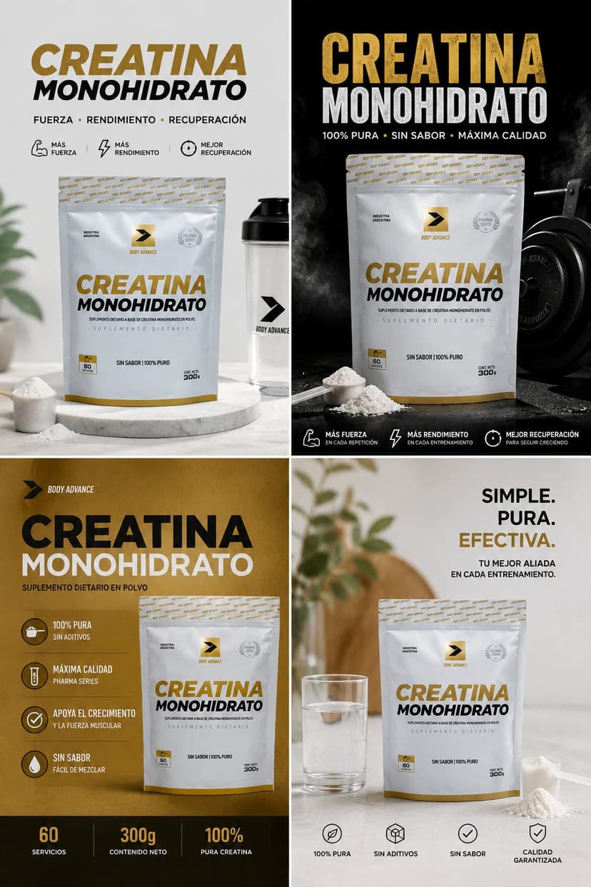 Creatina Monohidrato Body Advance 300 g